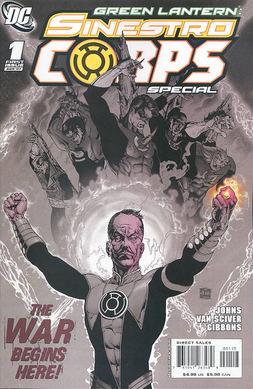 Green Lantern Sinestro Corps Special  #1 par Tom DERENICK COMICS_US_VARIANT_3_GREEN_LANTERN_SINESTRO_CORPS_SPECIAL__1