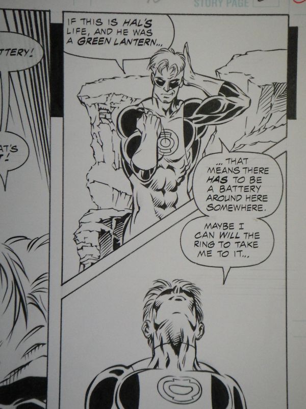 GREEN LANTERN ANNUAL #4 HALL JORDAN PAR TOM GRINDBERG EN JANVIER 1995 GREEN_LANTERN_ANN__4_PG22_BY_GRINDBERG_3