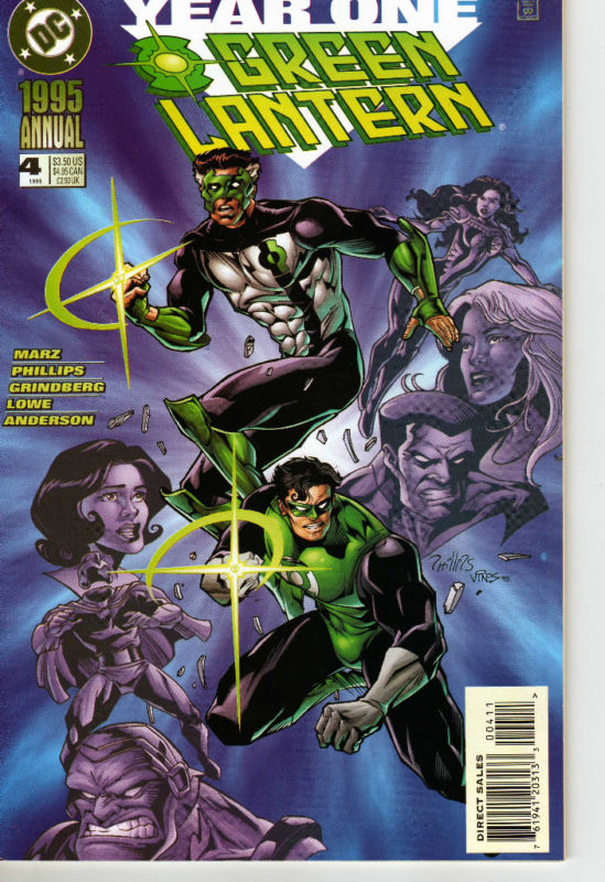 GREEN LANTERN ANNUAL #4 HALL JORDAN PAR TOM GRINDBERG EN JANVIER 1995 Green_Lantern_1995_Annual__4