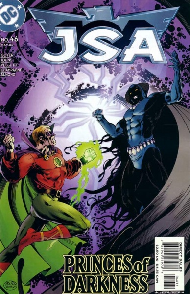 JLA : splash de Dan Jurgens(dessin) et Dick Giordano (encre): Darkseid vs JLA, jeunes titans... - Page 2 JSA__46