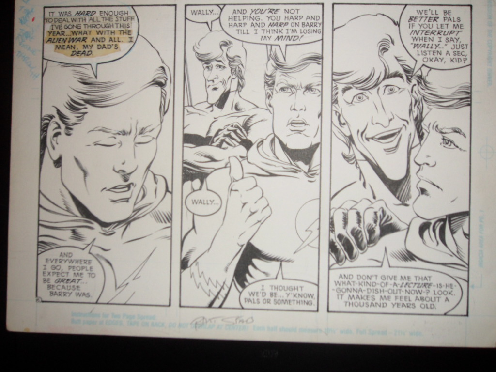 JUSTICE LEAGUE EUROPE #9 FLASH AND ELONGATED MAN PAR ART NICHOLS EN DECEMBRE 1989 JUSTICE_LEAGUE_EUROPE__9_PARTIE_2