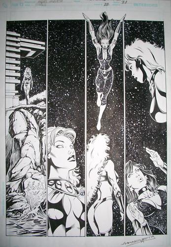 TITANS #22  pg 21 original art UNZUETA  TITANS__22__pg_21_original_art_UNZUETA