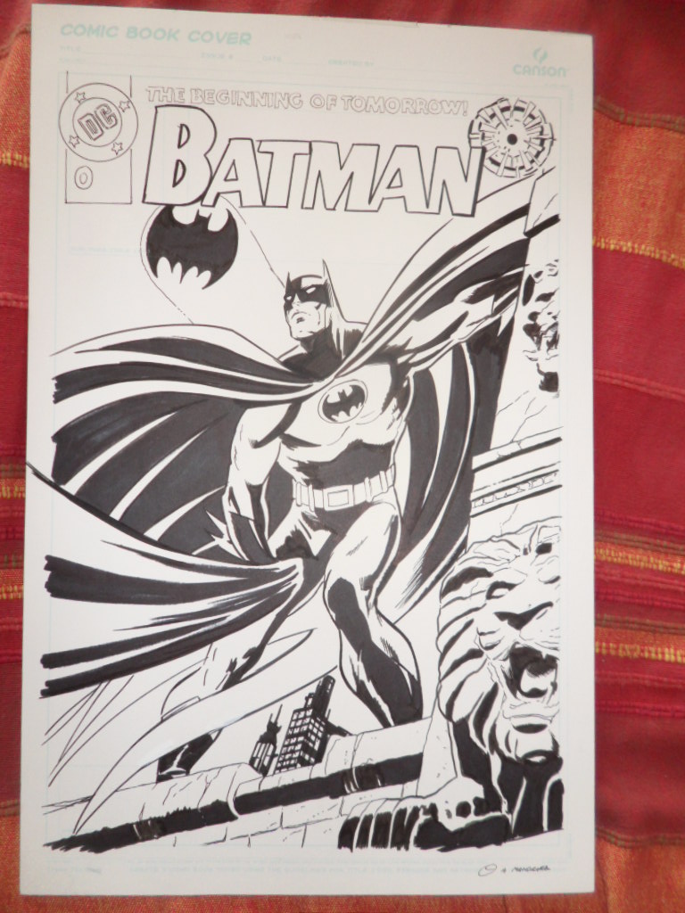 GREEN GALLERY Comic_auctions__cover_recreation_batman___0