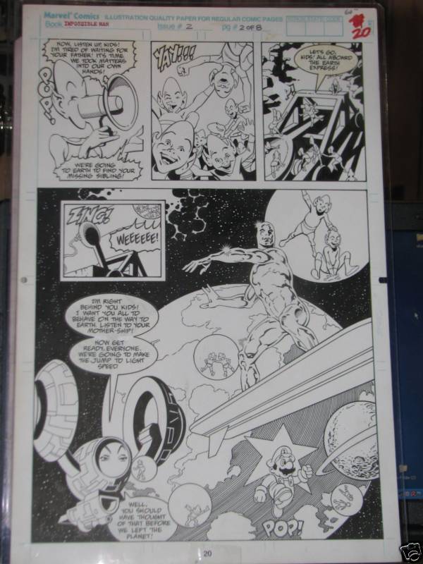 IMPOSSIBLE MAN #2 (AVEC LE SILVER SURFER ET MARIO BROSS !!!!!!) PAR STEVEN CARR EN SEPT 91 IMPOSSIBLE_MAN__2__AVEC_LE_SILVER_SURFER_ET_MARIO_BROSS_________PAR_STEVEN_CARR_EN_SEPT_91