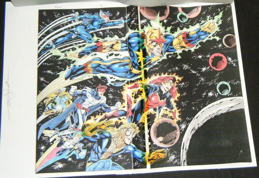 NOVA #18 PAGES 2 ET 3 DE TOM SMITH EN JUIN 1995 NOVA__18_-_Color_Guide_Pages__2_3