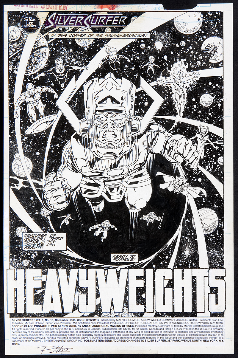 Silver Surfer #18 pg 1 Splash Galactus par Ron Lim 1988 Silver_Surfer_18_pg_1_Splash_Galactus_Ron_Lim_1988