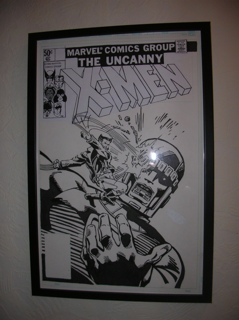 GREEN GALLERY X-MEN__UNCANNY_X-MEN__142_PLANCHE_ORIGINALE_J.BYRNE_COUVERTURE_VARIANTE_NON_PUBLIEE