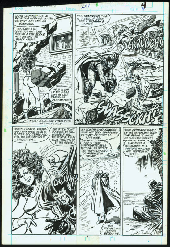 GREEN GALLERY Planche-avengers-291-buscema