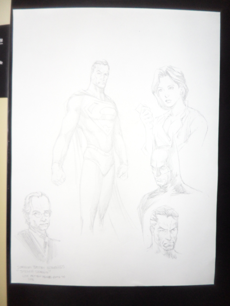 GREEN GALLERY Superman_Batman_original_pencil_sketches