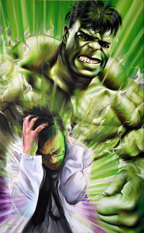 GREEN GALLERY - Page 24 Fred_ian_peinture_hulk