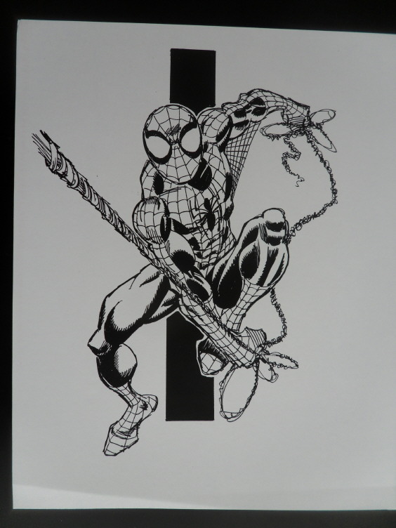 GREEN GALLERY Spider-Man_art_print_-_Ron_Frenz