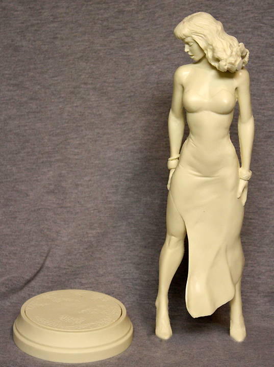 Betty Page statue "blue" Decresinkits009