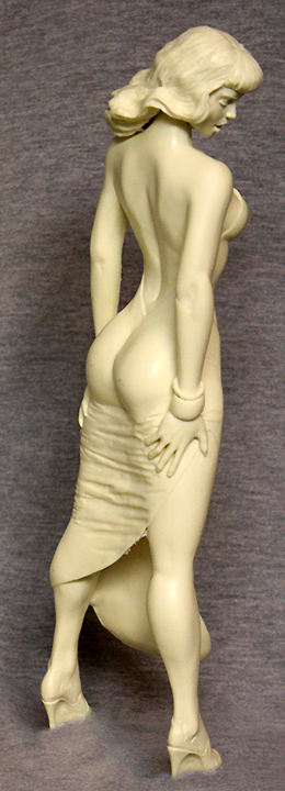 Betty Page statue "blue" Decresinkits010