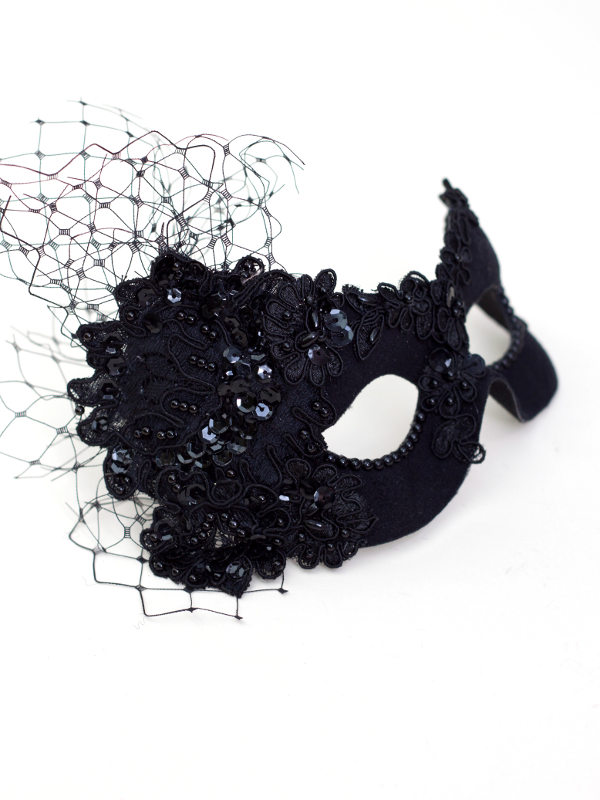 TOPIC COMMUN ▶ PROM' YEAR 2014 - Page 2 Womens-Beautiful-Black-Beaded-Lace-Masquerade-Eye-Mask-b