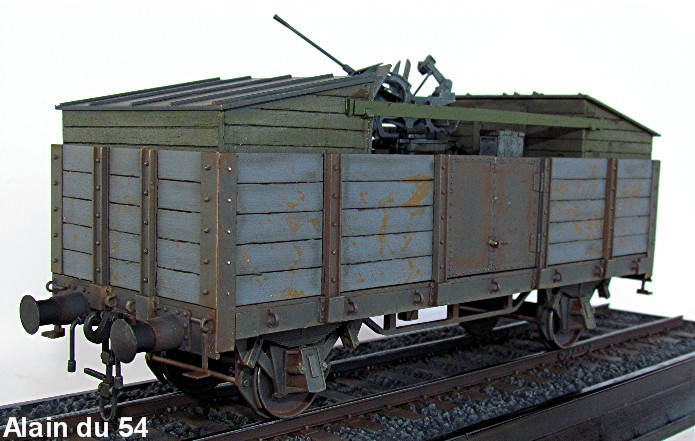 German railway Gondola Flak 2cm 1/35 conversion IMG_5169a