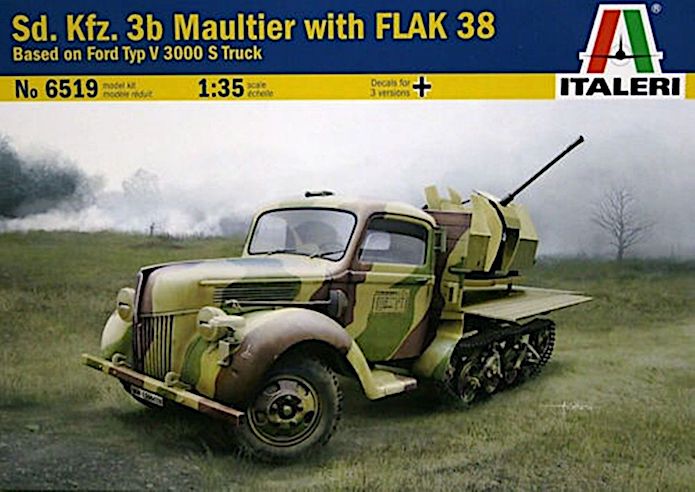 Sd.Kfz. 3b Maultier with FLAK 38 1/35 Italeri 1