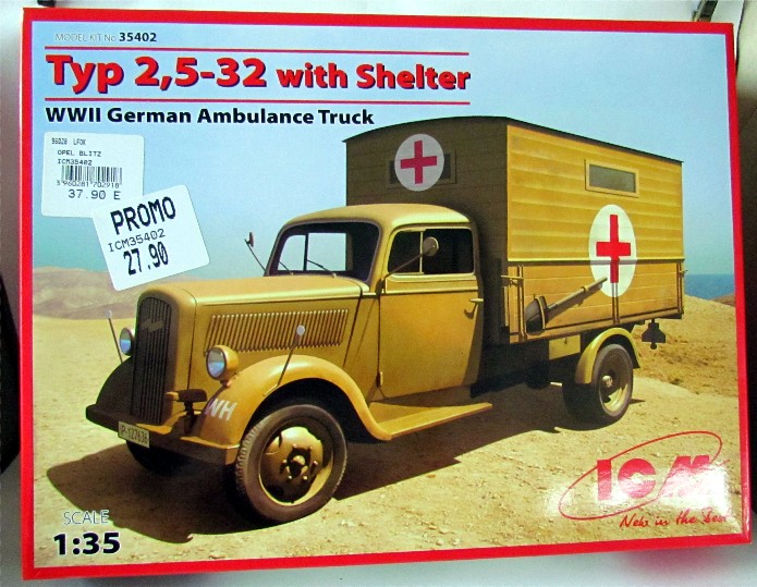 Typ 2,5-32 Shelter ambulance truck 1/35 ICM  FINI IMG_2391