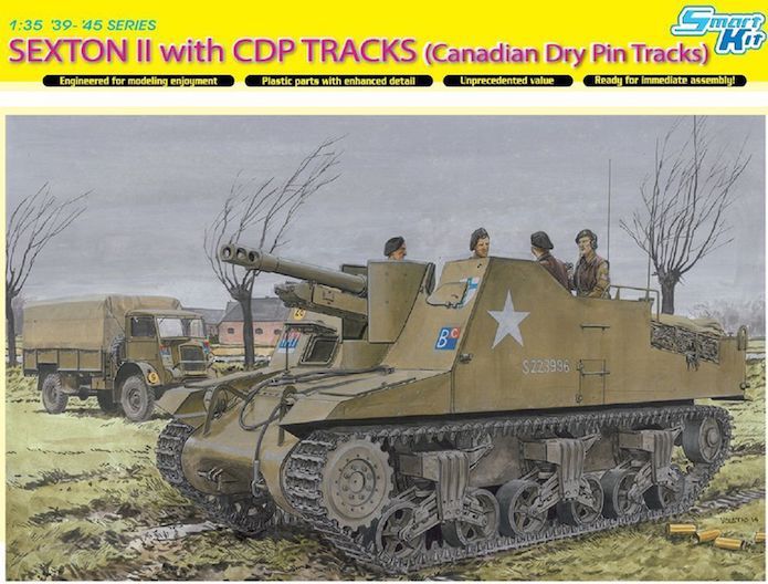 Sexton II with CDP Tracks (Canadian Dry Pin Tracks) 1/35 Smart Kits Dragon 1