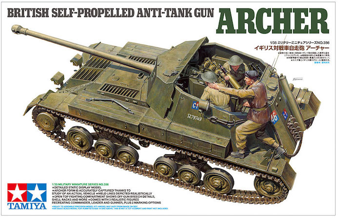 British Self-Propelled Anti-Tank Gun Archer 1/35 Tamiya 1