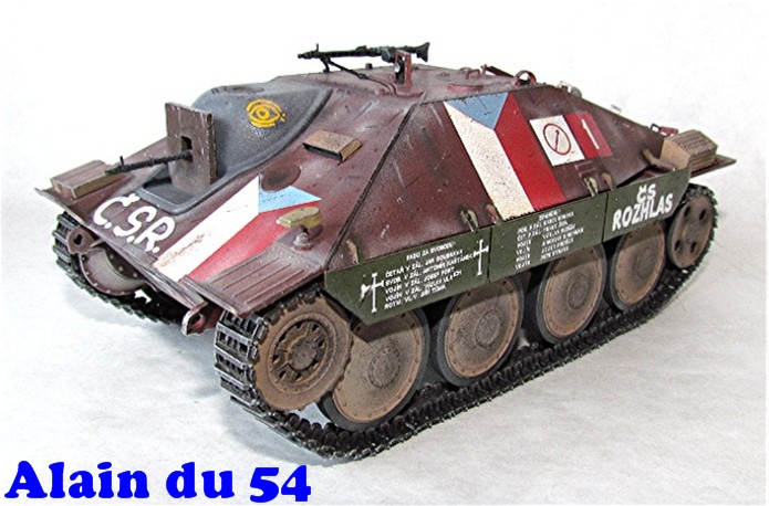 Jagdpanzer 38(t) Hetzer Prague 1945 academy 1/35 FINI - Page 2 A004