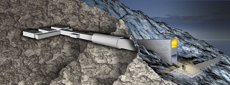 LE BUNKER À SEMENCES DU GRAND CATACLYSME Svalbard_seed_vault_cross-section