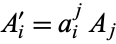 covariant tensor NumberedEquation6