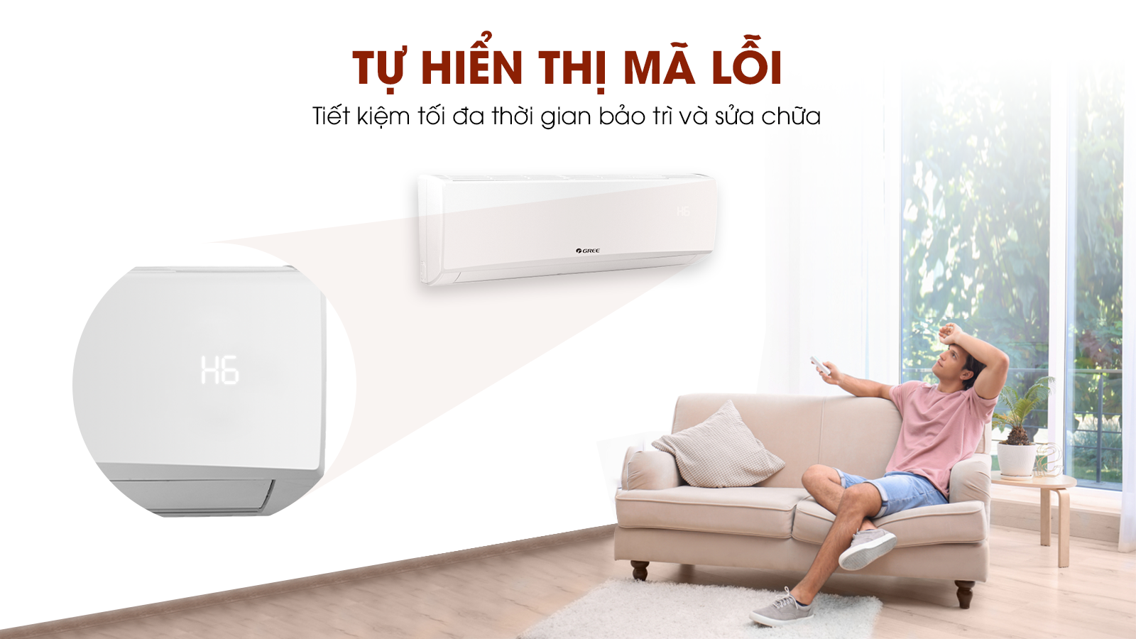 HCM - Nên chọn lắp Máy lạnh treo tường GREE dòng thường hay dòng tiết kiệm điện???? May-lanh-treo-tuong-GREE-11