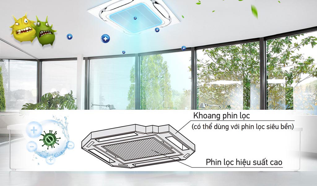 HCM - Máy lạnh âm trần Daikin FCFC Inverter vận hành êm ái, tăng tuổi thọ của sản phẩm May-lanh-am-tran-DAIKIN-FCFC-11