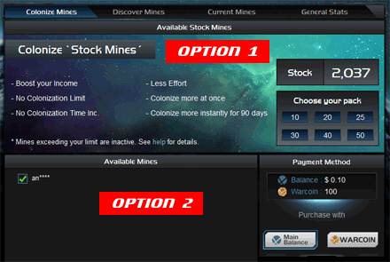  [PTC - Game] War Of Clicks. Mines