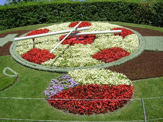 جولة فى مدينة جينيف - سويسرا / Geneva Floral-clock-in-jaedinanglais