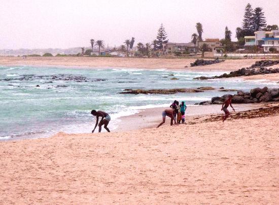 Extraña y abundante lluvia en Namibia Swakopmund