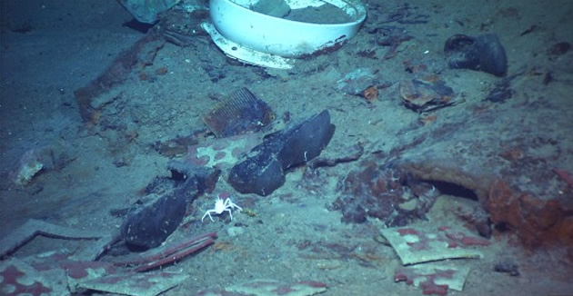 Fotografías que muestran restos humanos en el naufragio del Titanic. O-TITANIC-REMAINS-5702