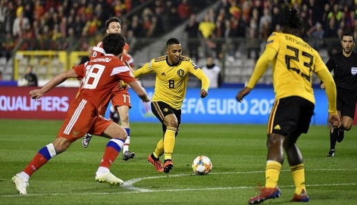 Hazard tỏa sáng, người Bỉ nhọc nhằn đánh bại "Gấu Nga" 1-0738