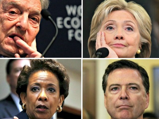 SPIES & LIES - PART 1 - Page 17 Soros-Hillary-Comey-Lynch-640x480