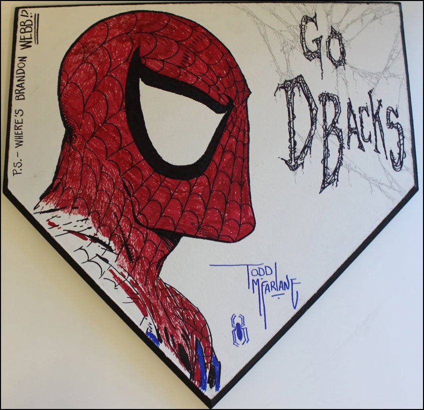 [Sideshow] Spider-Man "Classic" Comiquette - by Scott Campbell LANÇADO!!! - Página 12 Todd-mc-farlane-plate