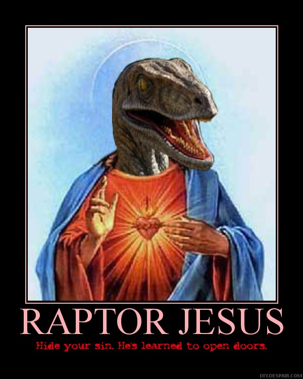 JESUS CRISTO NOSSO SENHOR! Poster_raptorjesus