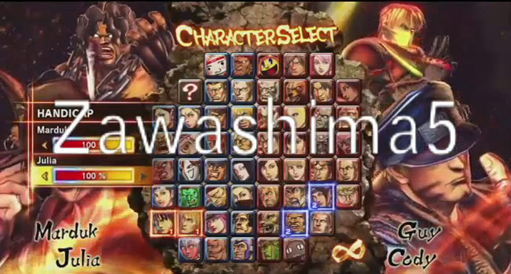 PlayStation Vita Street Fighter x Tekken Due in Fall with 12 New Characters 04_sfxtcharselect02