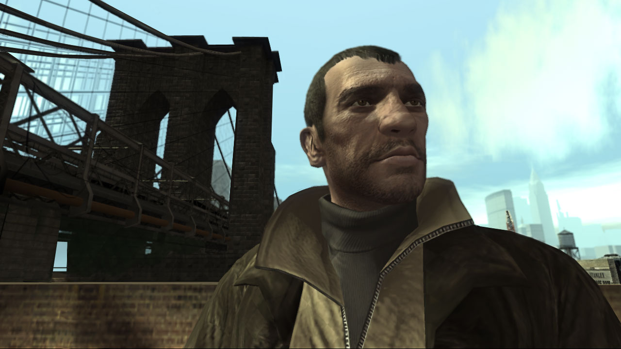 böyle bişey görülmedi GTA IV ait tam tamına büyük boy 100% oyuna ait 232 resim kaçmaz 3350_gtaiv_niko_bellic_broker_bridge