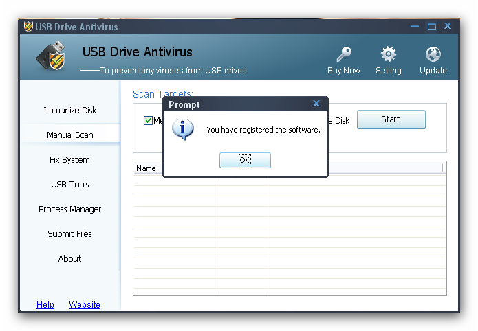 برنامج حمايه للفلاشه و الكمبيوتر USB Drive Antivirus 4-4