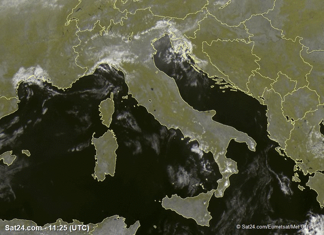 Satellite Italia e mappa dei fulmini (live 24h su 24h) Sat-ita