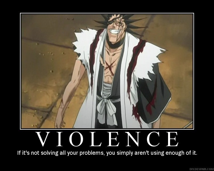 Inspirational Quote Violence