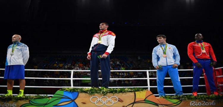 صافرات الاستهجان تهاجم الملاكم الروسي تيشتشينكو خلال تتويجه في أولمبياد ريو 552016_8_16_11_41