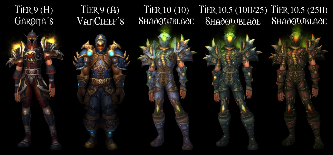 Sets Tiers Voleur Rogue3