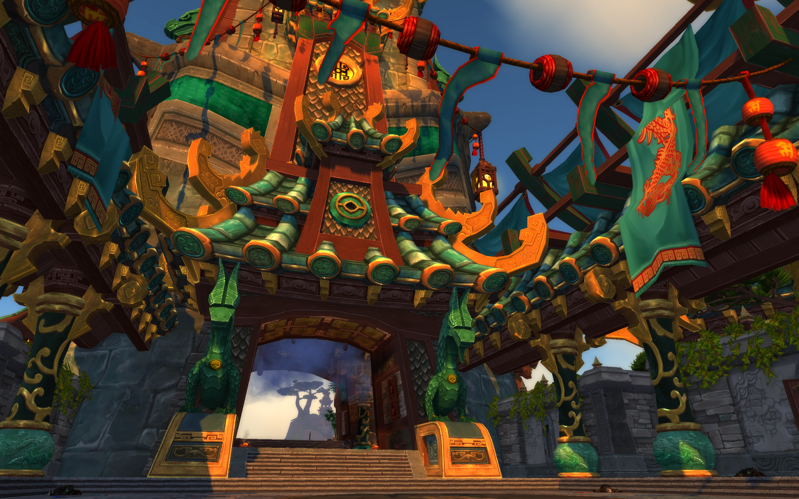 World of Warcraft - Mists of Pandaria Inner_courtyard_inside_jade_temple