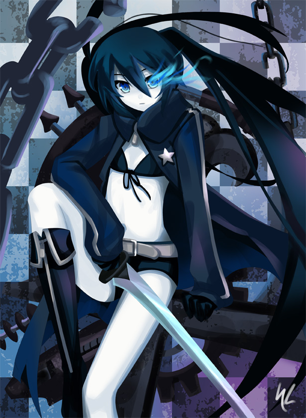 تقرير عن انمي black rock shooter Black-rock-shooter