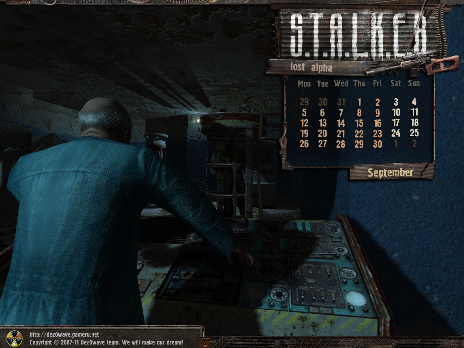 Stalker The Lost Alpha - by DezOwave ! Calendar_september_en_4_3