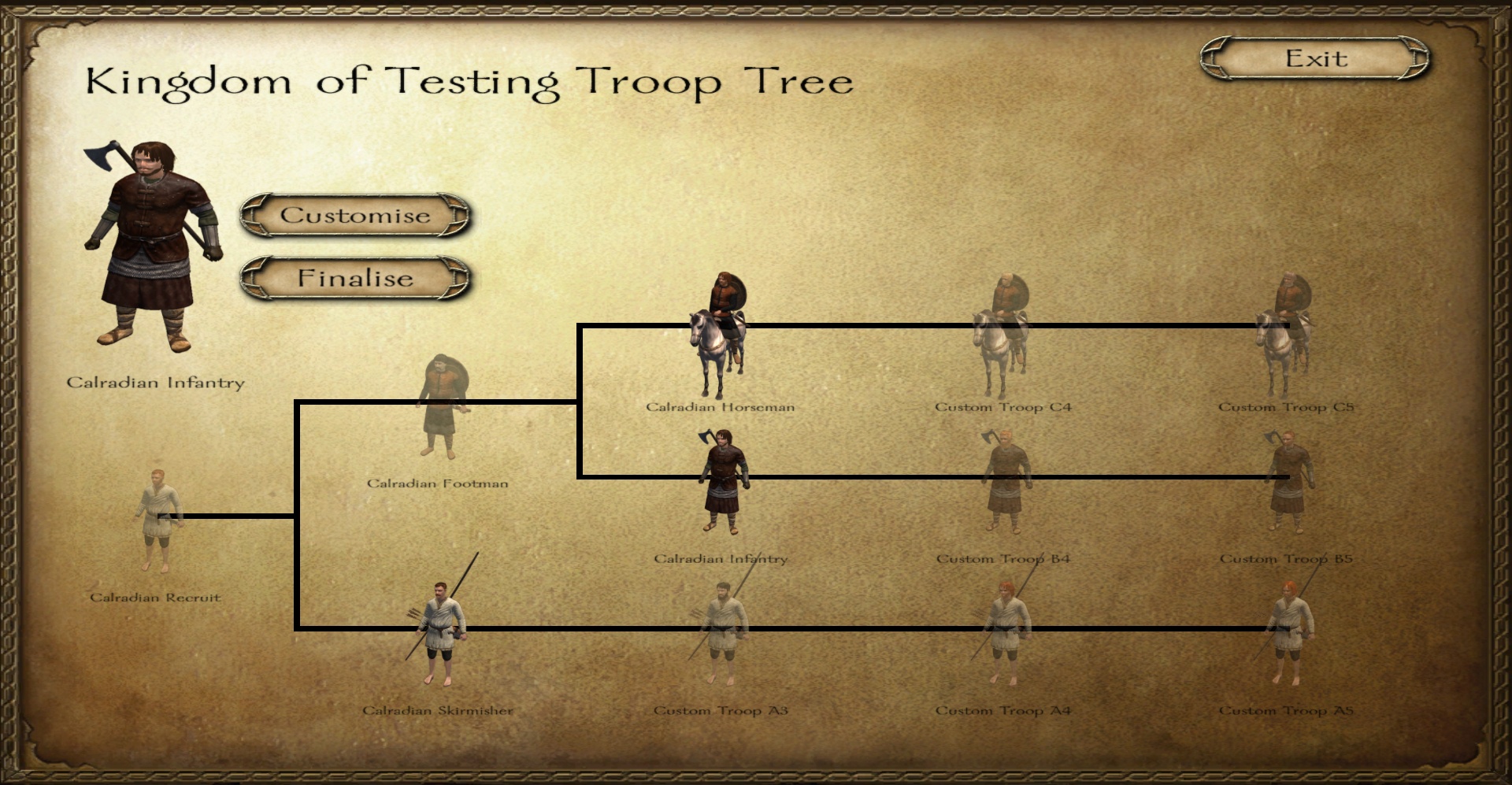  [SP][EN] Custom Troop Trees Mb90