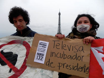 Enrique Peña Nieto en París: protocolo presidencial y repudio en las calles Parisfra2
