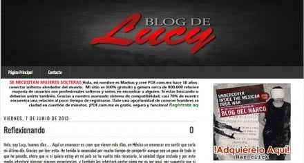 Desde España, la creadora del Blog del Narco se dice observada y acorralada Lucy-440x236