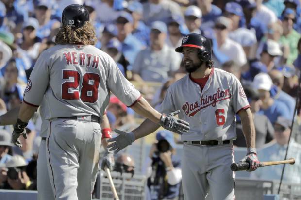 Nationals take 2-1 lead; Indians sweep Boston; Giants survive Nlds-nationals-dodgers-baseball.jpeg-620x412